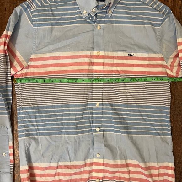 Vineyard Vines Blue and Pink Casual Button Down Shirt - Picture 5 of 9